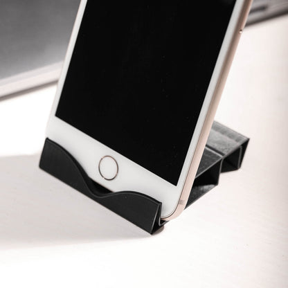 V small portable desk phone stand