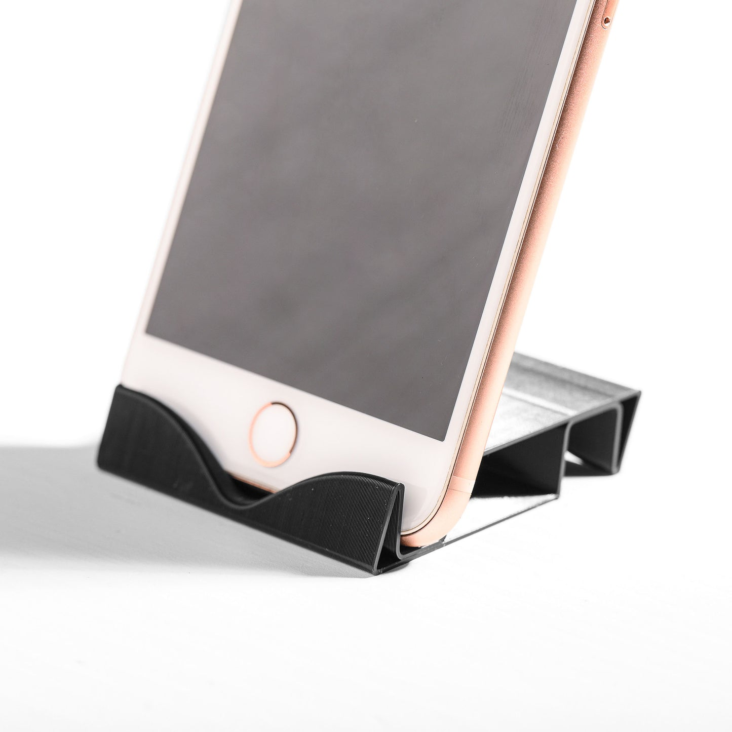 V small portable desk phone stand