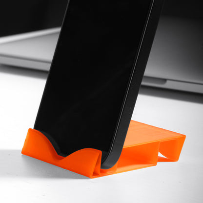 V small portable desk phone stand