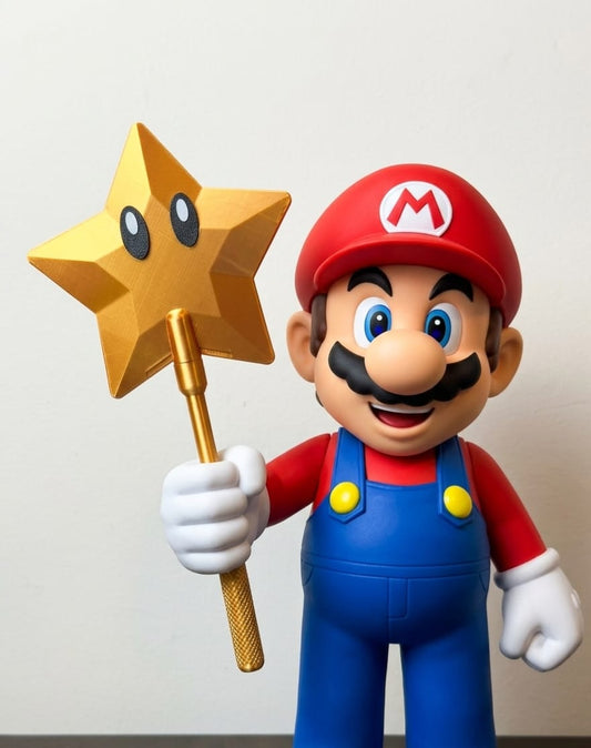 gold Mario pay magic wand