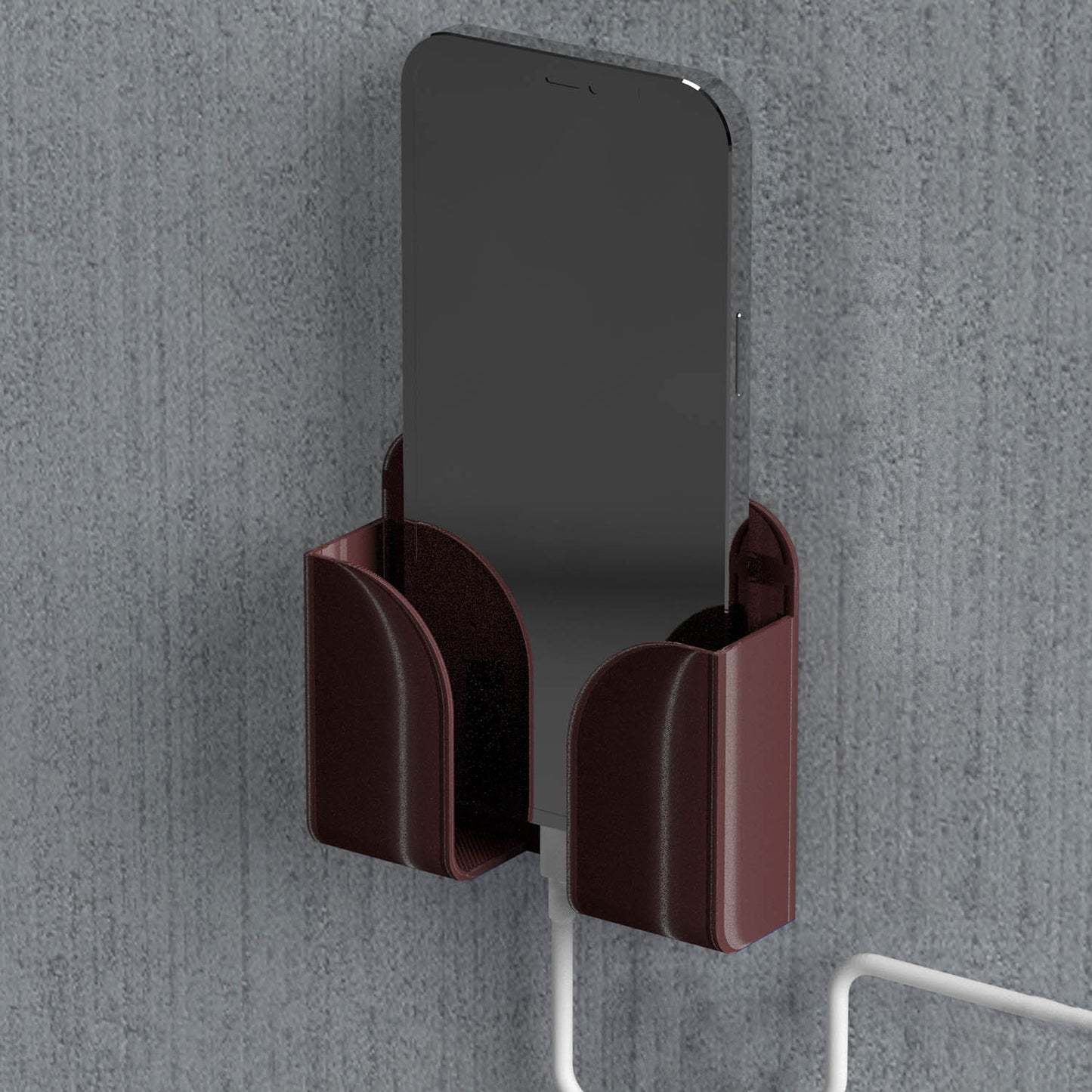 hanged charging holder for mobile phones