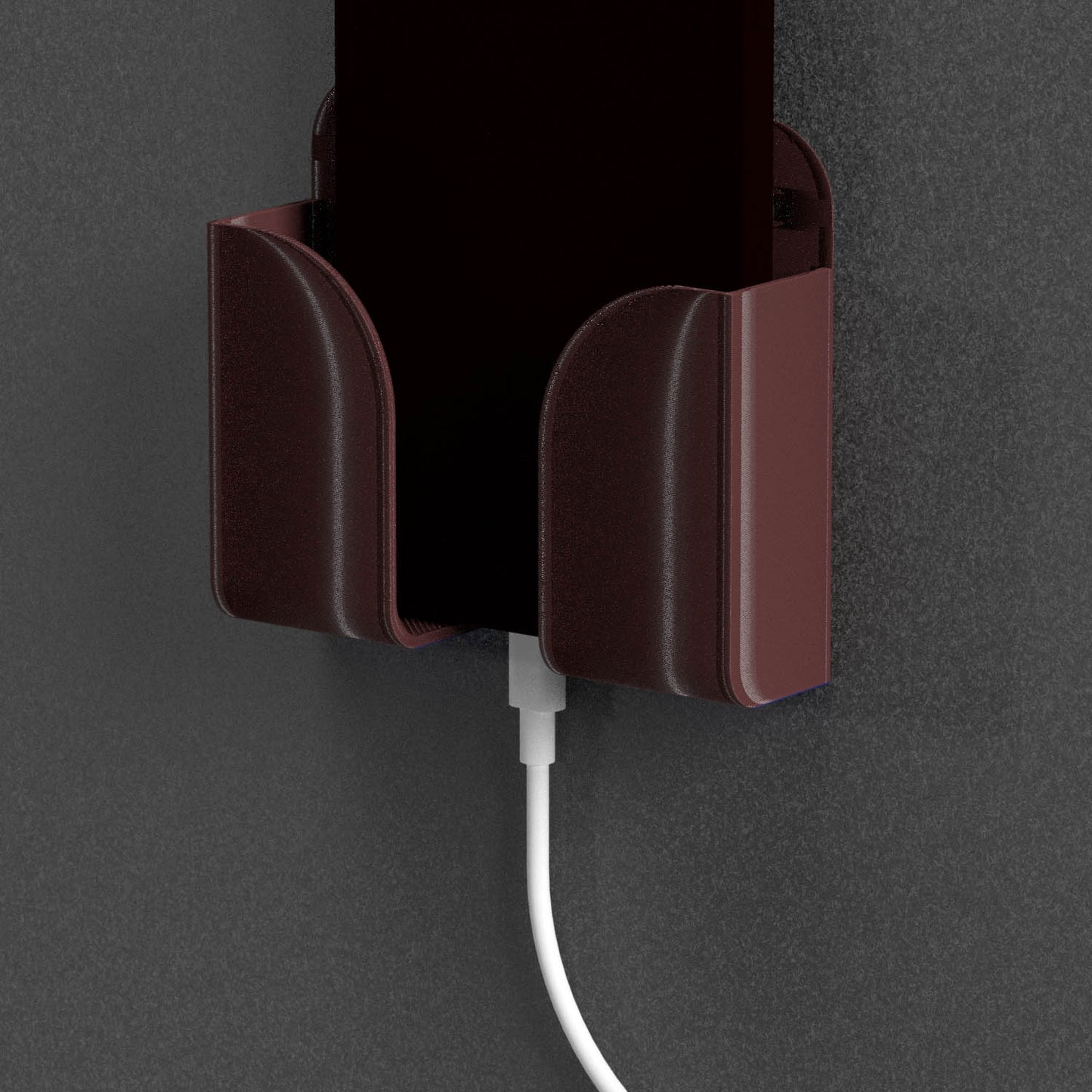 hanged charging holder for mobile phones